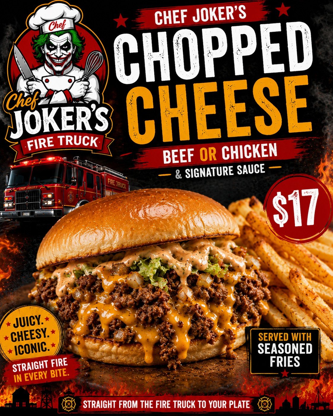 Chopped Cheese Burger
